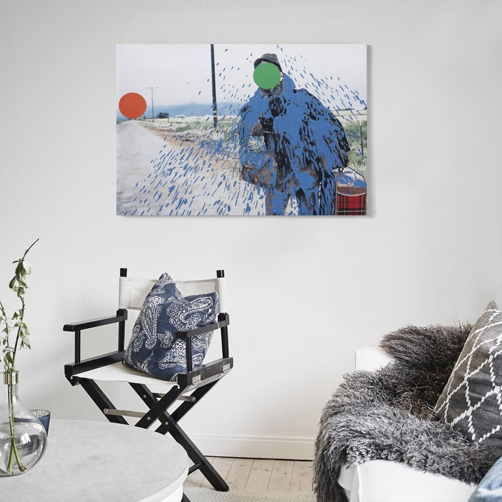 Amazon.com: JIANPIN John Baldessari Placard Hitch-hiker Prints
